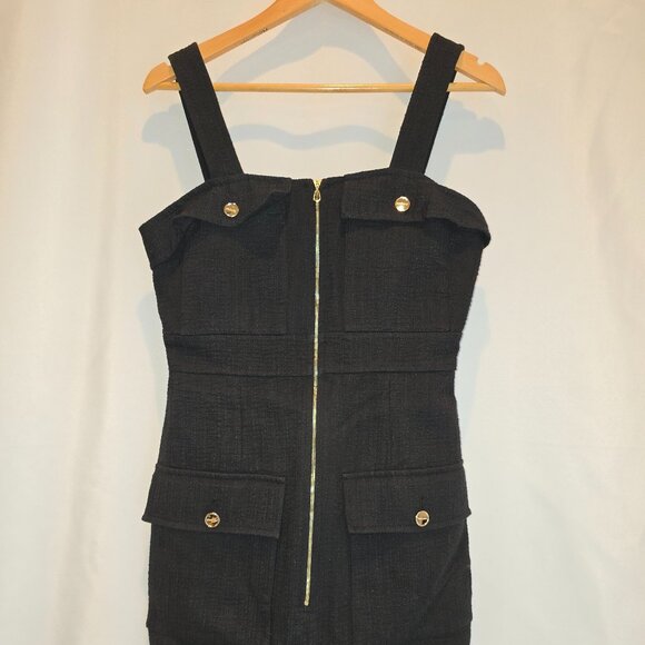 Sandro Shangrila Tweed Mini Dress in Blk/Wht, Size 38, New with Tags - Picture 2 of 7